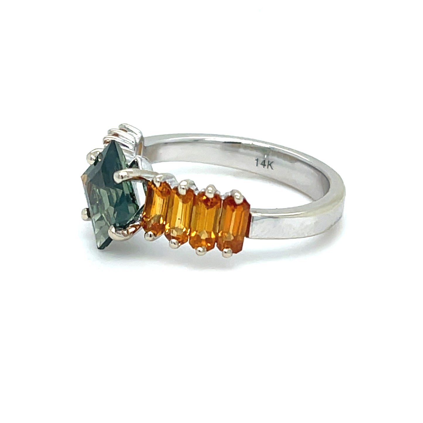 Lozenge sapphire