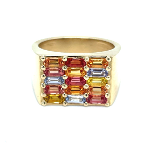 Men’s sapphire ring